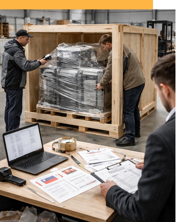 Доставка промышленного оборудования из США от 71468 руб