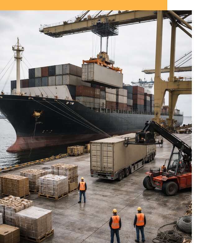 Морские перевозки из Индии: доставка FCL/LCL, таможня от 131940