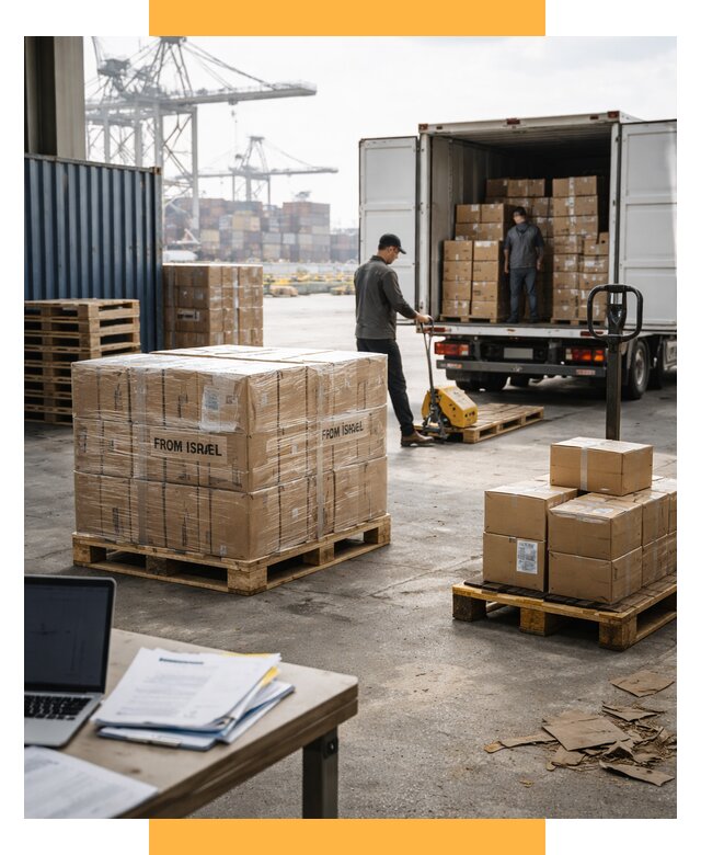 Доставка грузов из Израиля от 16493 р., логистика от СетСервис-Ддв