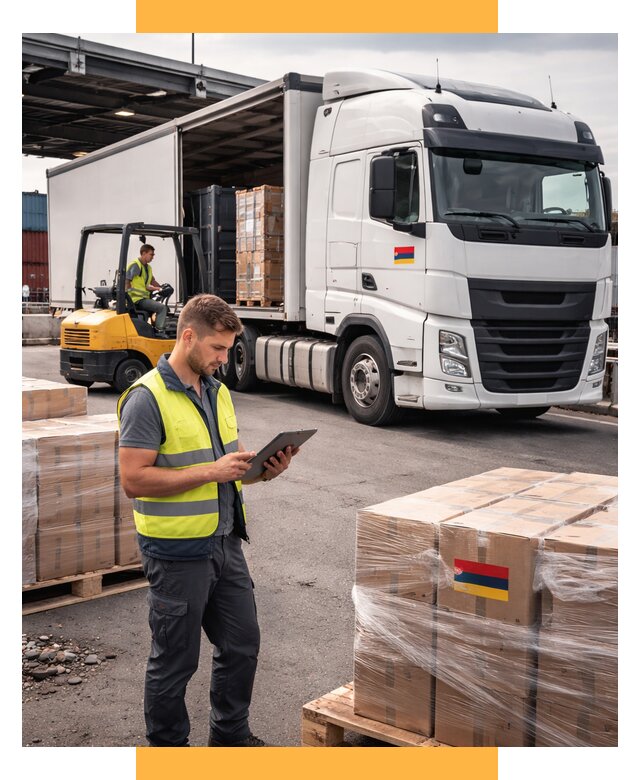 Автоперевозки из Армении от 104453 р. — услуги СетСервис-Ддв