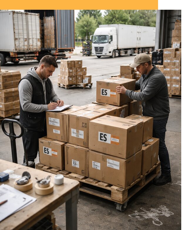 Доставка грузов в Испанию автотранспортом от 38483 руб