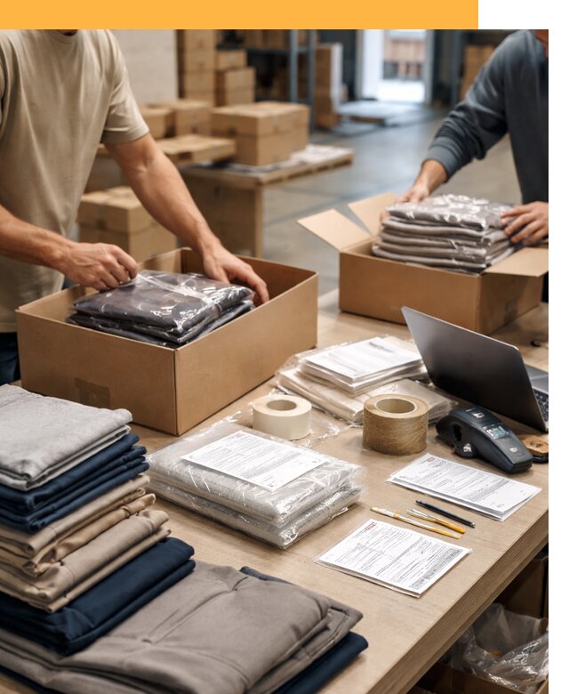 Перевозка одежды по миру от 8246 руб. с таможенным оформлением