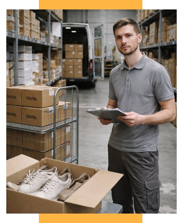 Доставка обуви из Китая и Турции от 4948 р. СетСервис-Ддв