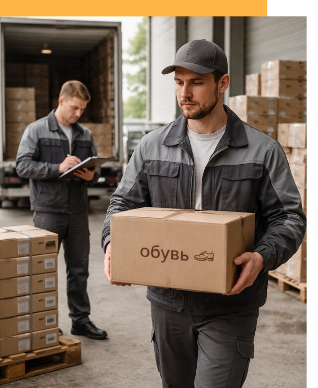 Международная перевозка обуви с таможенным оформлением от 4948