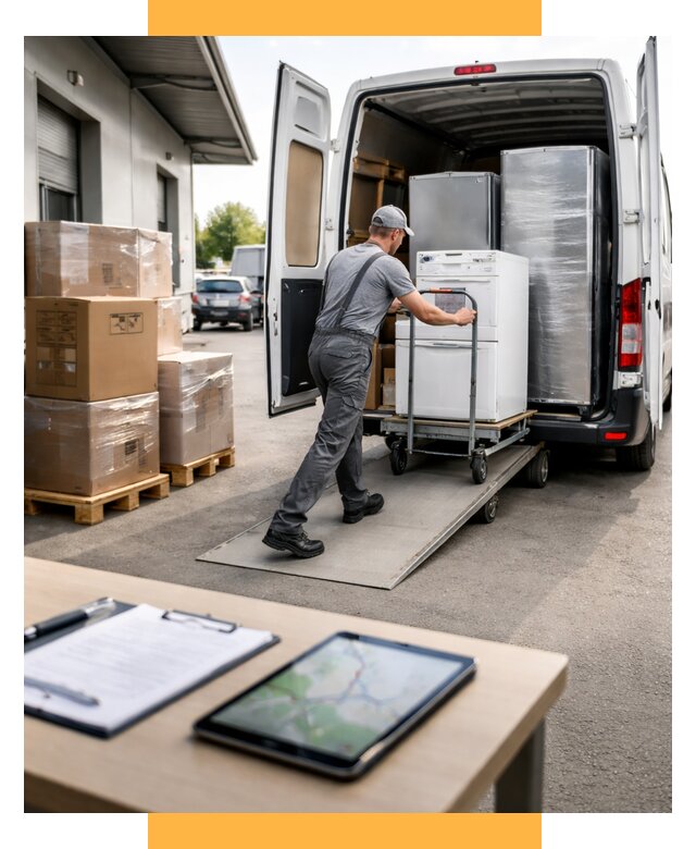 Перевозка бытовой техники от 7147 р. - логистика СетСервис-Ддв