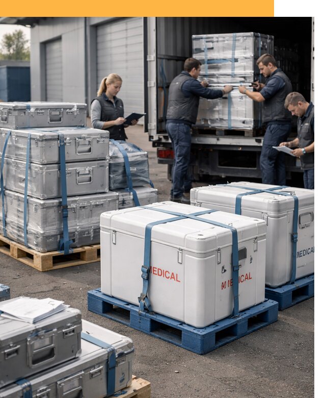 Перевозка медицинского оборудования по всему миру от 16493 руб