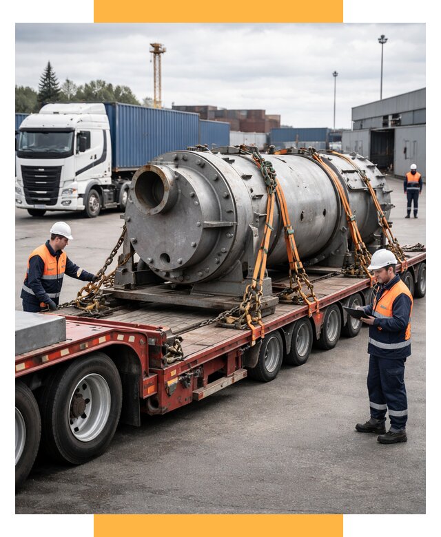 Перевозка тяжеловесных грузов под ключ от 164925 р. | СетСервис-Ддв