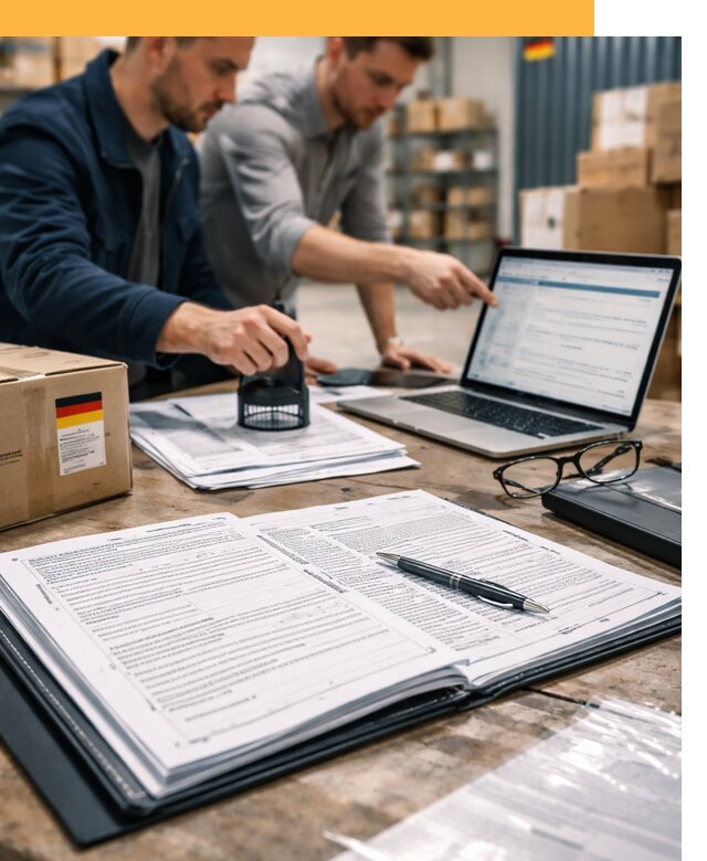 Таможенное оформление грузов из Германии от 9896 руб.